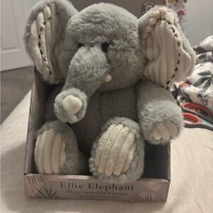 Ellie Elephant Microwavable Hottie - Gray